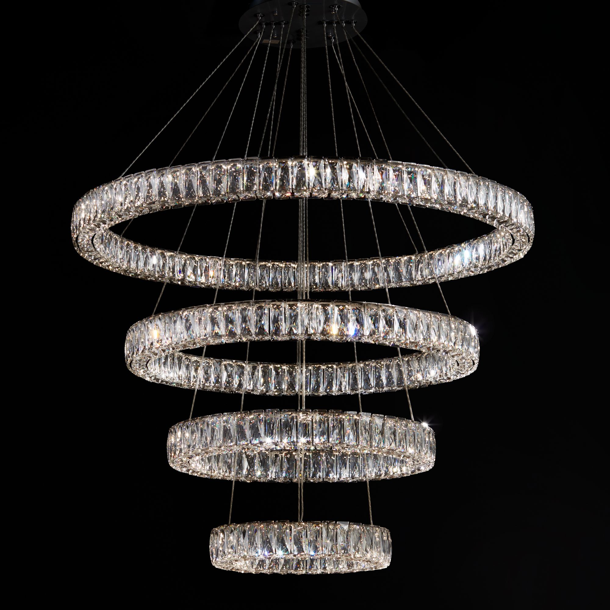 3 tier led chandelier