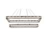 Thumbnail4 of Monroe 50 1/4" Wide Black Crystal 2-Light LED Pendant more views