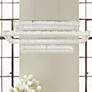 1_Monroe 50 1/4" Wide Chrome and Crystal 3-Tier LED Chandelier