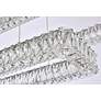 5_Monroe 50 1/4" Wide Chrome and Crystal 3-Tier LED Chandelier more views