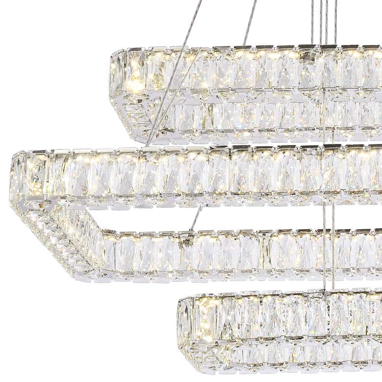 Image 3 Monroe 50" Led Triple Rectangle Pendant more views