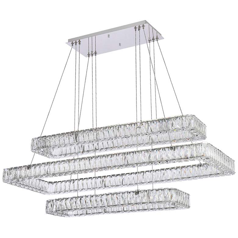 Image 7 Monroe 50" Led Triple Rectangle Pendant more views