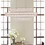 2_Monroe 50" Wide Gold 3-Light LED Tiered Linear Crystal Pendant more views