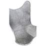 5_Monroe Butterfly Chair - Black Frame - Gray Hair on Hide more views