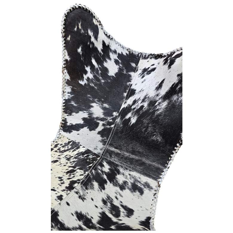 Image 5 Monroe Butterfly Chair - BlackFrame - Black and White Hair on Hide Leather more views
