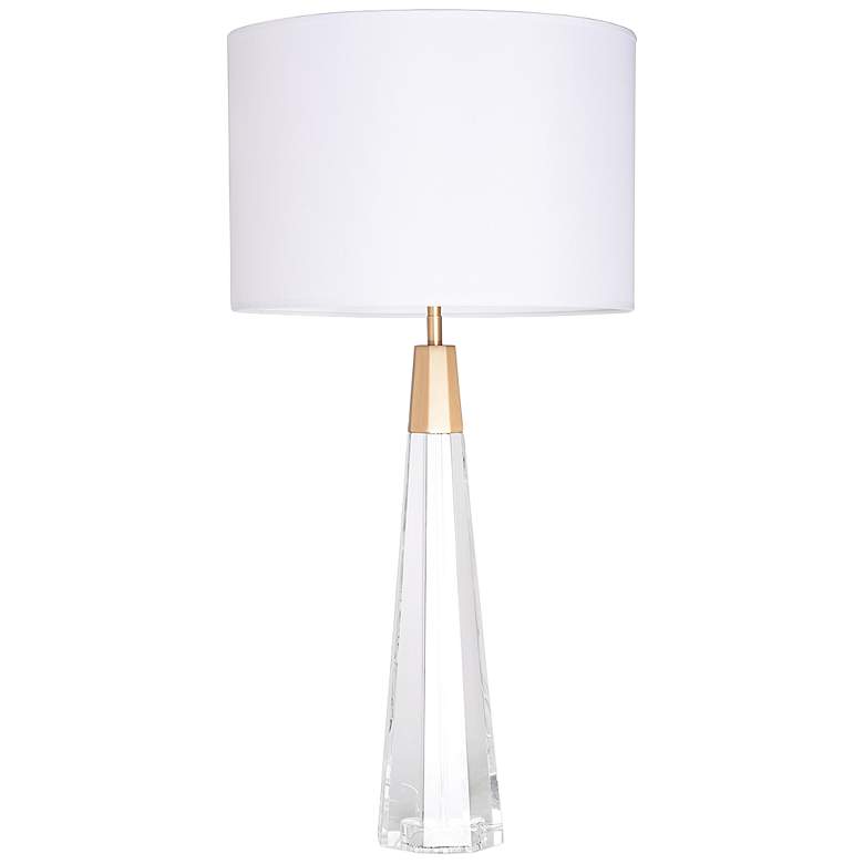 Image 2 Monroe Clear Crystal Buffet Table Lamp