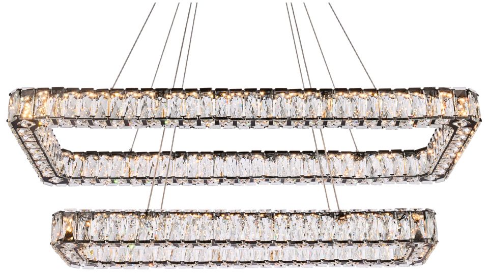 Image 5 Monroe Crystal Black LED Island Light more views