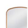 3_Monroe Gold 40" x 50" Arched Crown Oversized Wall Mirror more views
