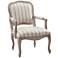 Monroe Transitional Natural Wood Accent Chair