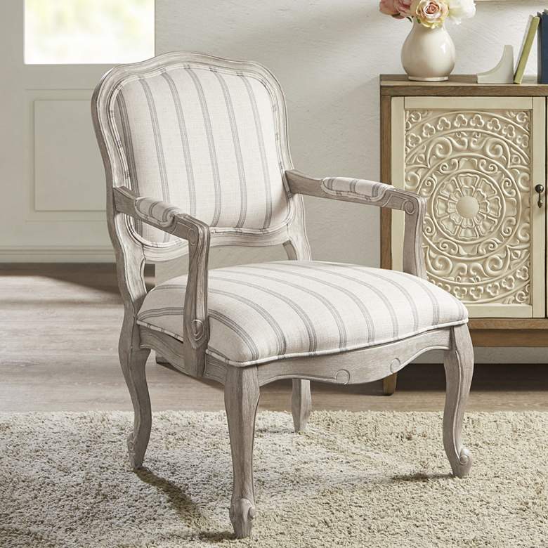 Image 1 Monroe Transitional Natural Wood Accent Chair