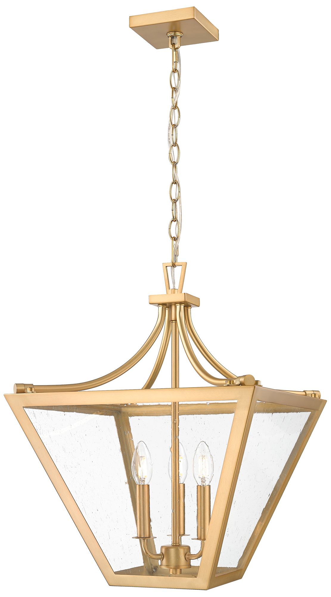 Montalcino by Z-Lite 16 inch Rubbed Brass 3 Light Chandelier