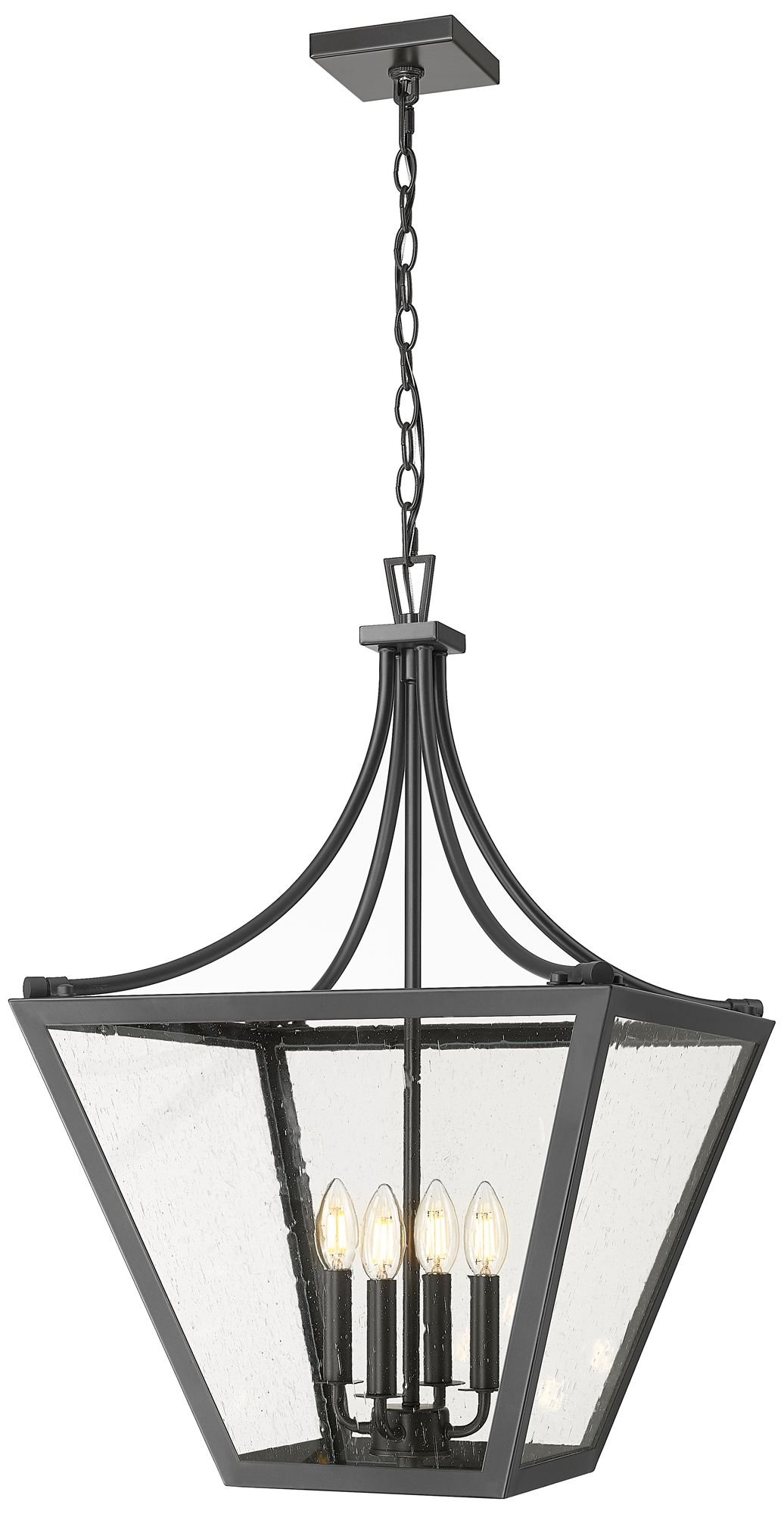Montalcino by Z-Lite 18 inch Iron Ore 4 Light Chandelier