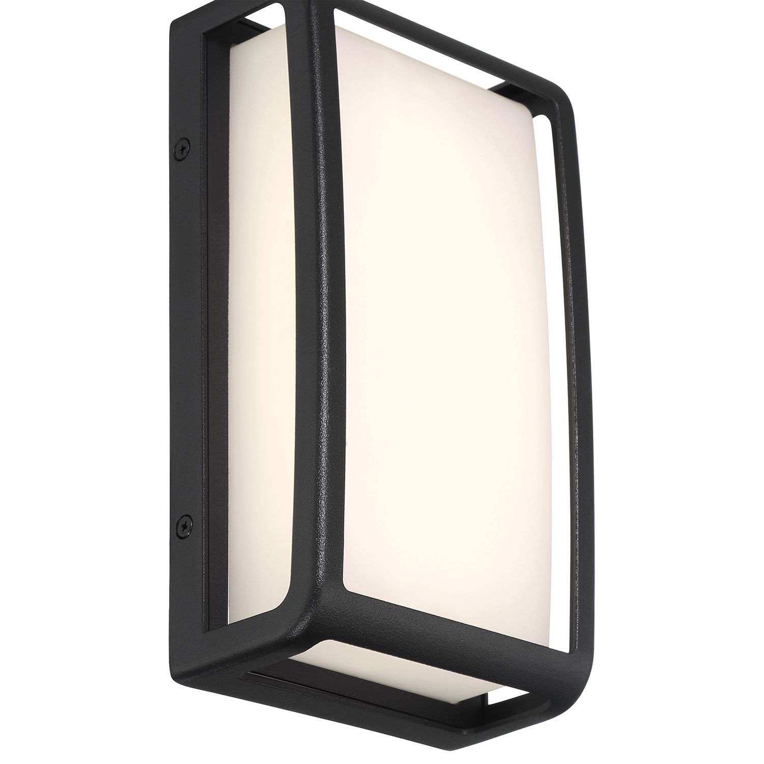 Image 6 Montana 9" High Black Outdoor LED Wall Mount more views