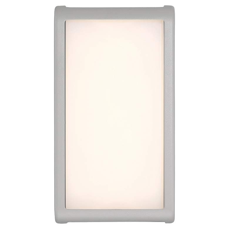 Image 3 Montana 9" High Satin Outdoor LED Wall Mount more views