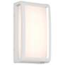 1_Montana 9" High White LED Outdoor Wall Light