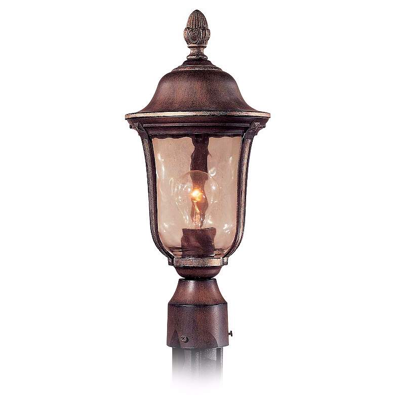 Image 1 Montanero Collection 17 1/2 inch High Post Mount Outdoor Light