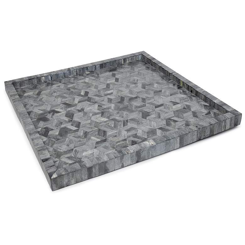 Image 2 Montara Bone Tray Small (Grey) more views