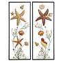 2_Montauk 29 1/4" High 2-Piece Metal Framed Wall Art Set