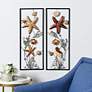 1_Montauk 29 1/4" High 2-Piece Metal Framed Wall Art Set