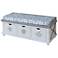 Montauk 46" Wide Blue Gray Seascape 3-Drawer Storage Bench