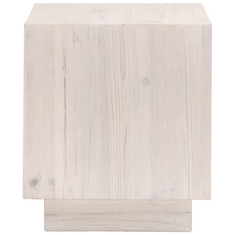 Image 1 Montauk End Table, White Wash Pine