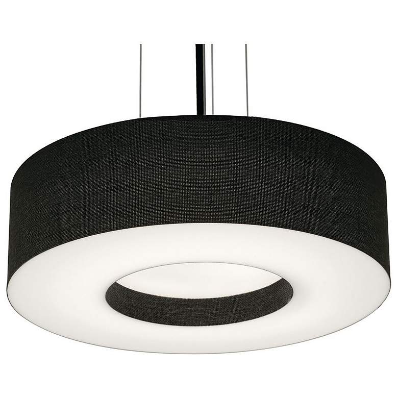 Image 1 Montclair 12.25 inch Wide Black Pendant With Black Shade