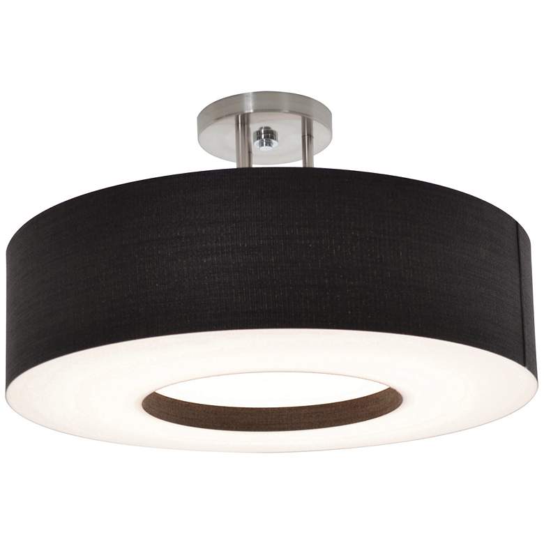 Image 1 Montclair 13" LED Semi-Flush - Black