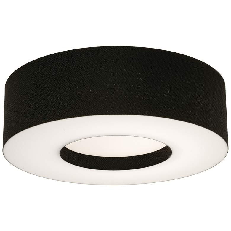 Image 1 Montclair 15" Flush Mount - Black Shade