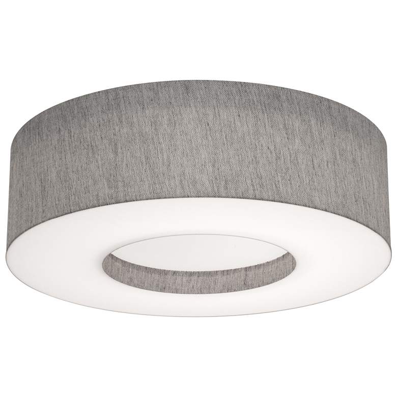 Image 1 Montclair 15" Flush Mount - Grey Shade