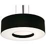 1_Montclair 15" Wide Black Drum Pendant Light