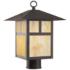 Montclair 18" High Bronze Outdoor Lantern Post Light