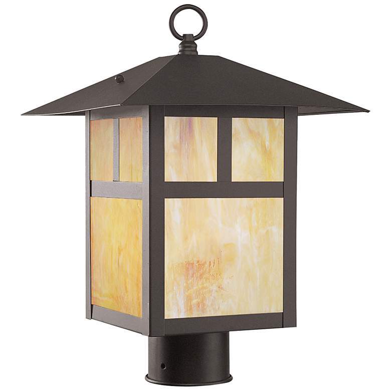 Image 2 Montclair 18" High Bronze Outdoor Lantern Post Light