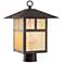 Montclair 18" High Bronze Outdoor Lantern Post Light