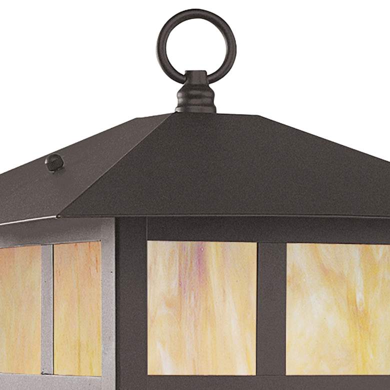 Image 3 Montclair 18" High Bronze Outdoor Lantern Post Light more views