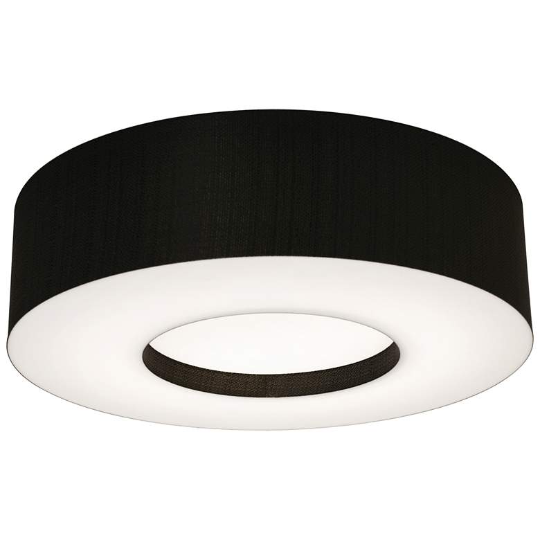 Image 1 Montclair 19" Flush Mount - Black Shade