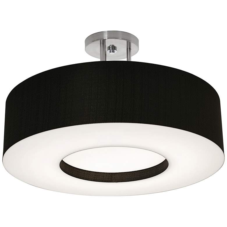 Image 1 Montclair 19" Semi-Flush - Black Shade