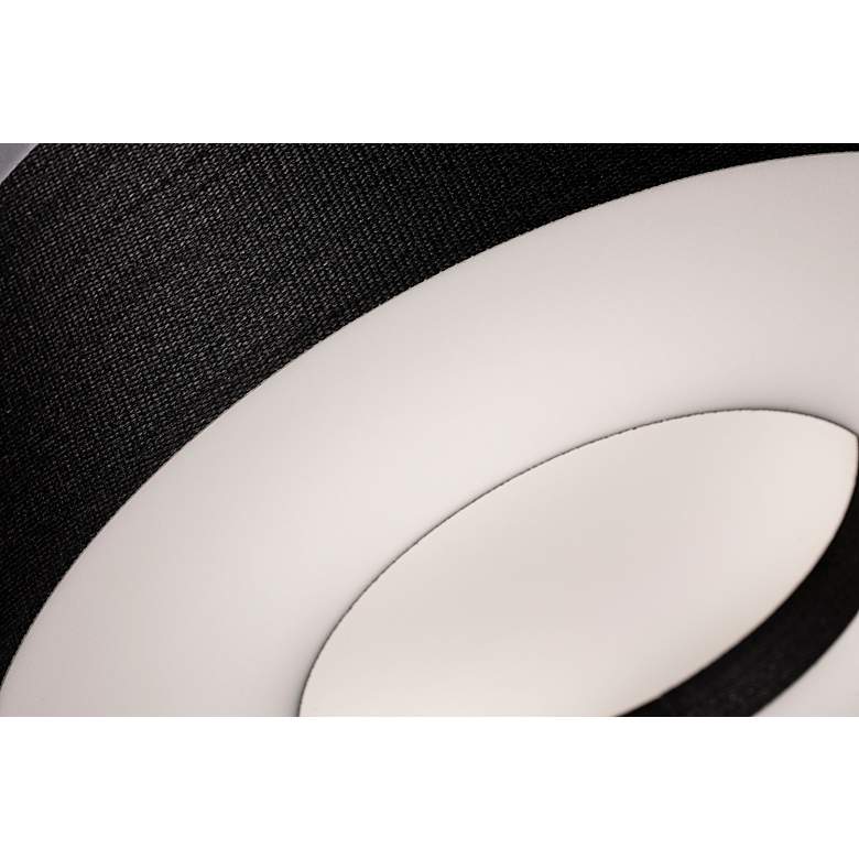 Image 3 Montclair 19" Semi-Flush - Black Shade more views
