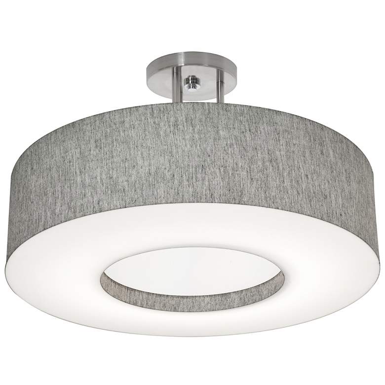 Image 1 Montclair 19" Semi-Flush - Grey Shade