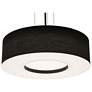 Montclair 24" Wide Black LED Pendant With Black Shade