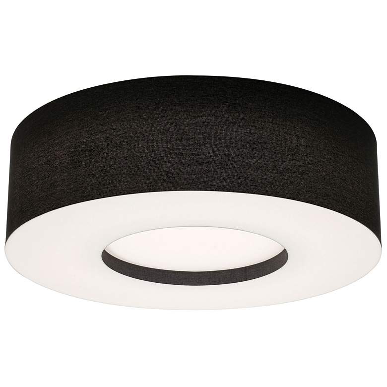 Image 1 Montclair 30" Wide Black LED Flush Mount