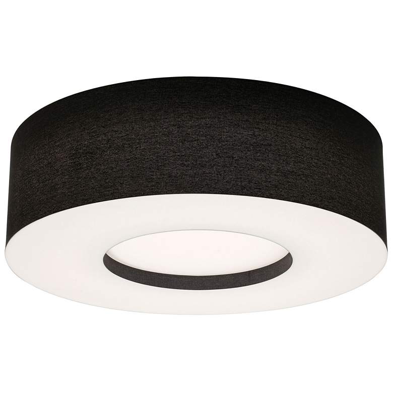 Image 1 Montclair 30 inch Wide Black LED Flush Mount