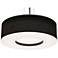 Montclair 30" Wide Black LED Pendant With Black Shade
