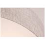 2_Montclair 30" Wide Satin Nickel Pendant With Grey Shade more views