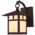 Montclair Mission 10 3/4" High Bronze Outdoor Wall Light