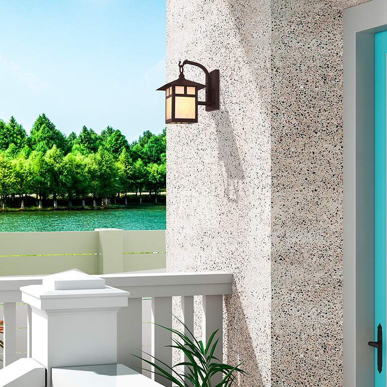 Image 7 Montclair Mission 10 3/4" High Bronze Outdoor Wall Light more views