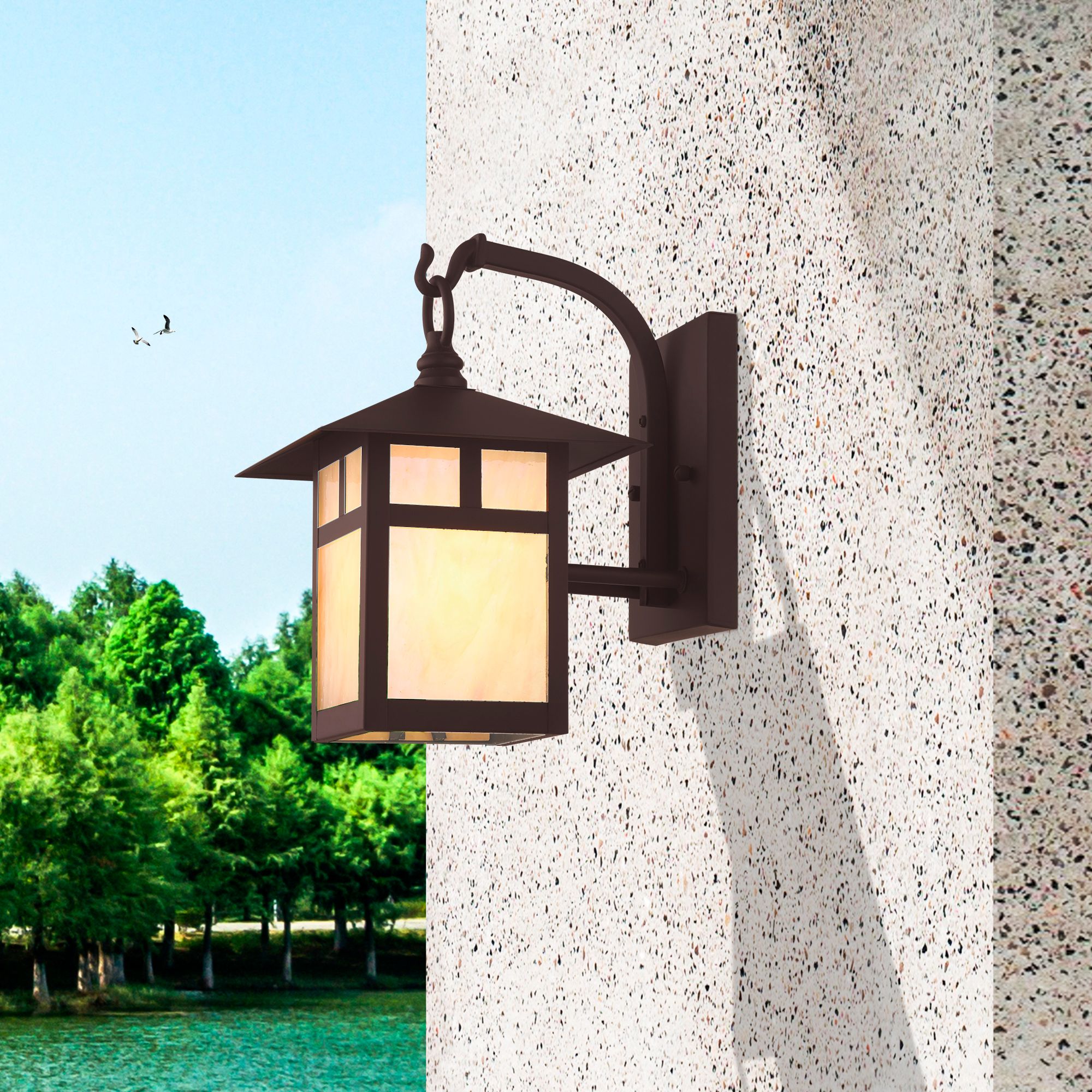Montclair Mission 10 3/4" High Bronze Outdoor Wall Light