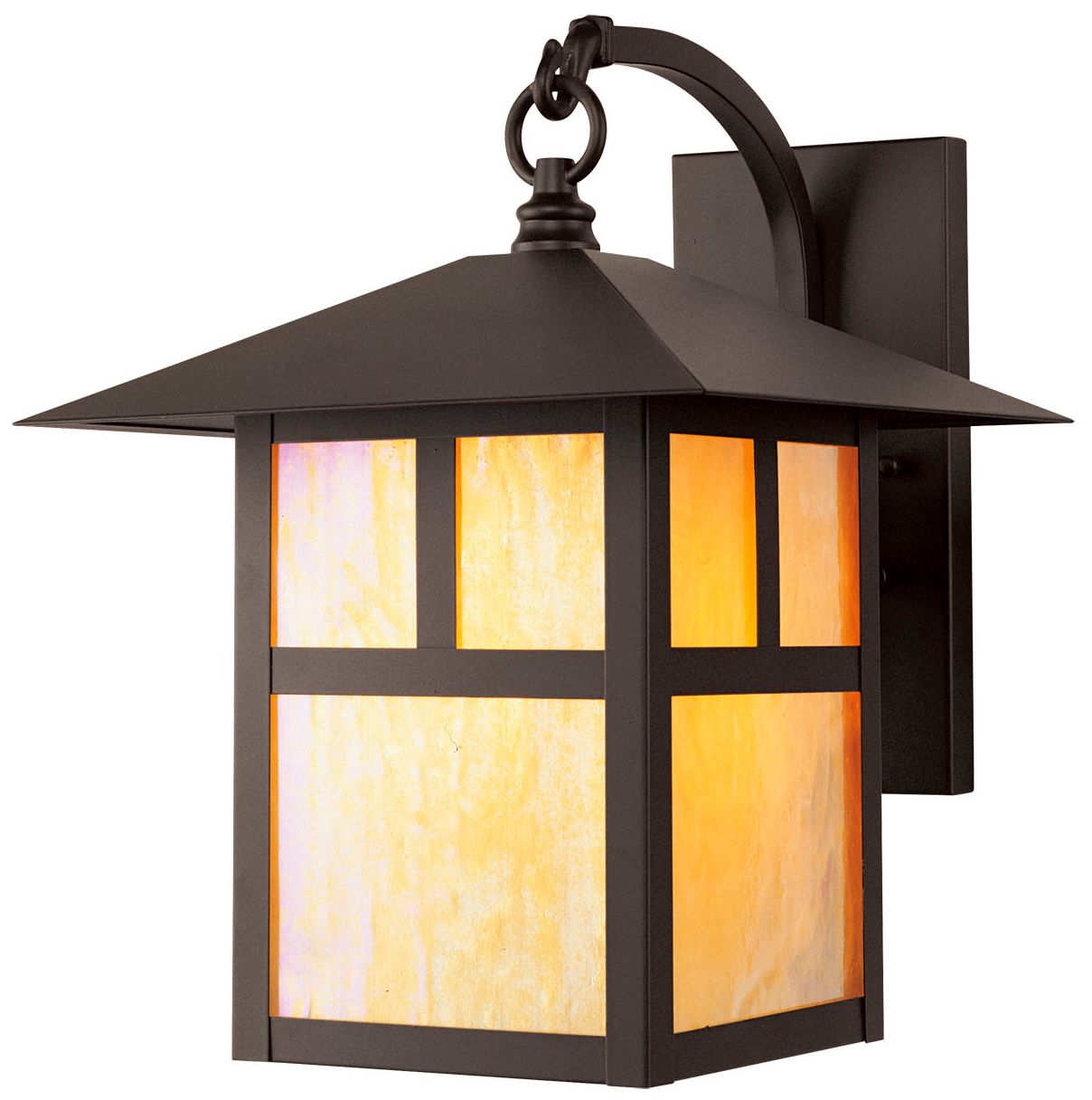 Montclair Mission 13.75in H Bronze Medium Base (E26) Outdoor Wall Light 430N3 Lamps Plus