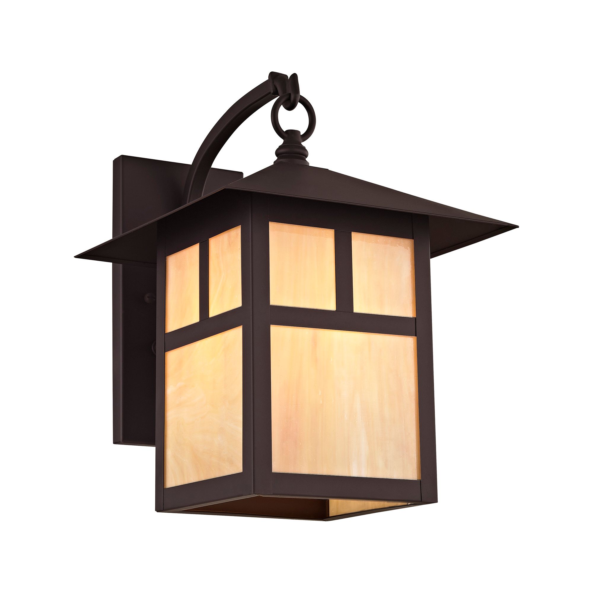 Montclair Mission 13.75in H Bronze Medium Base (E26) Outdoor Wall Light 430N3 Lamps Plus
