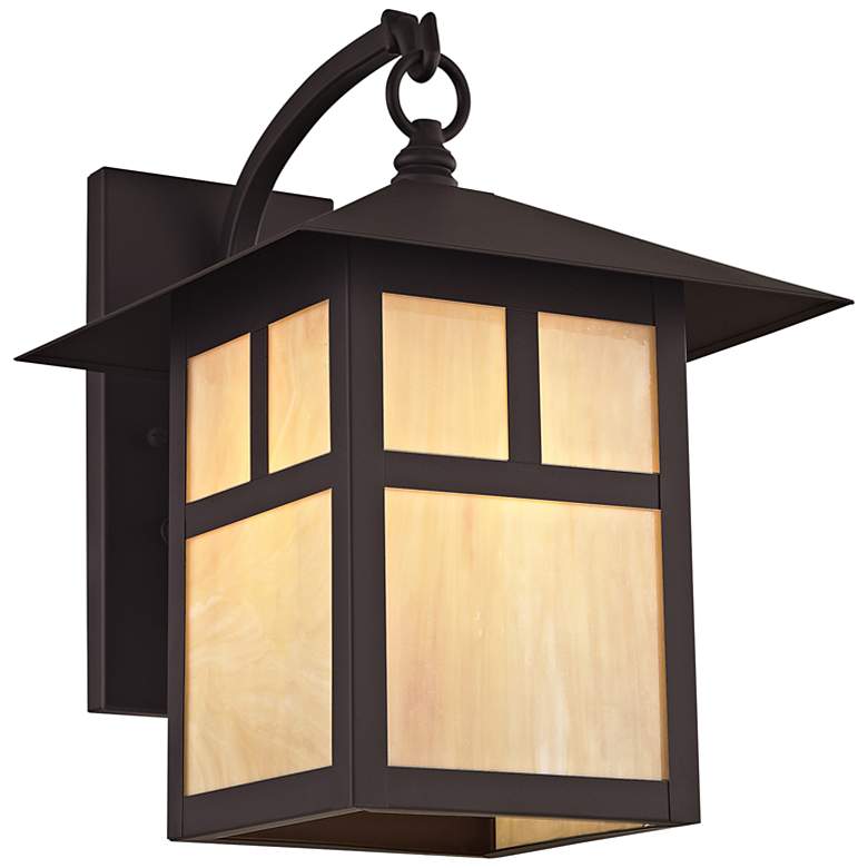 Image 4 Montclair Mission 13.75-in H Bronze Medium Base (E-26) Outdoor Wall Light more views