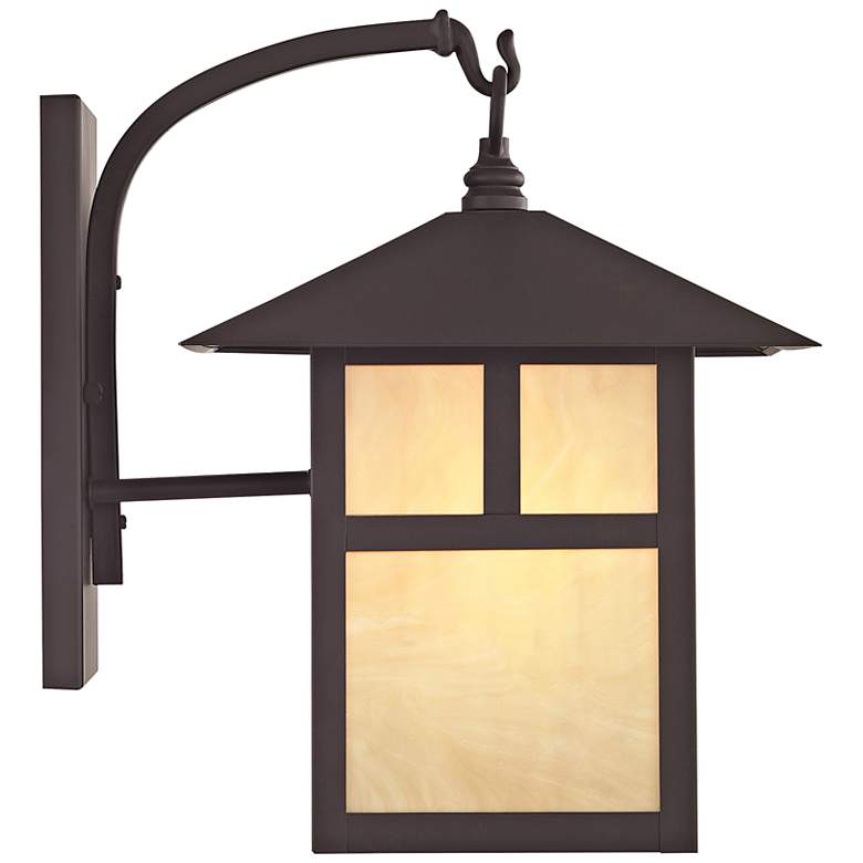 Image 5 Montclair Mission 13.75-in H Bronze Medium Base (E-26) Outdoor Wall Light more views